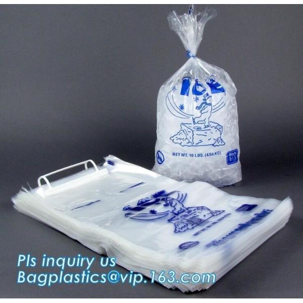 WICKETEDice pop plastic packaging ldpe flat clear polythene bags recycling