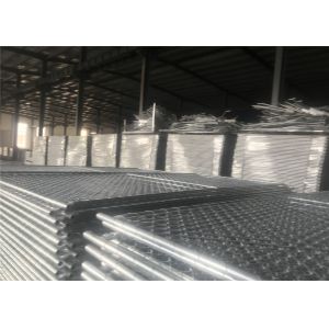 Quality Chain Wire Temporary Fencing Mesh 2&quot; x 2&quot; 6ft x 10ft with a 1 3/8&quot; pipes 16GA temporary mesh fence for sale for sale
