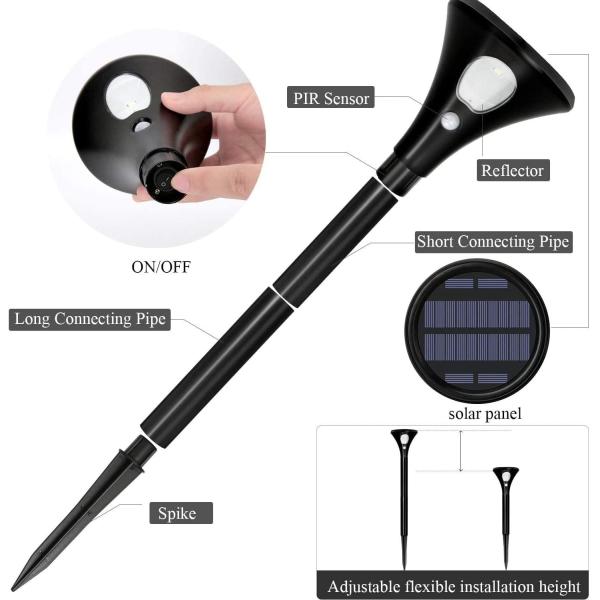 Buy Dimmable Infrared Human Body Sensor Solar Path Lights IP65 at wholesale prices