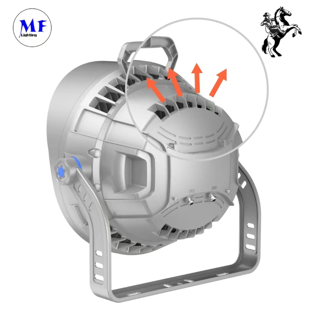 Factory Price 400W/500W IP66 150lm/W DC42V Sports Stadiums Football Basketball Sport Field Court Projector High Mast Light