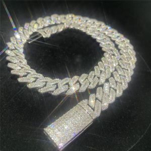 China Hip Hop Iced Out Moissanite Cuban Link on sale