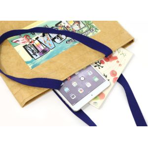 Waterproof Tyvek Fabric Recyclable Tote Bag DuPont Material High Capacity