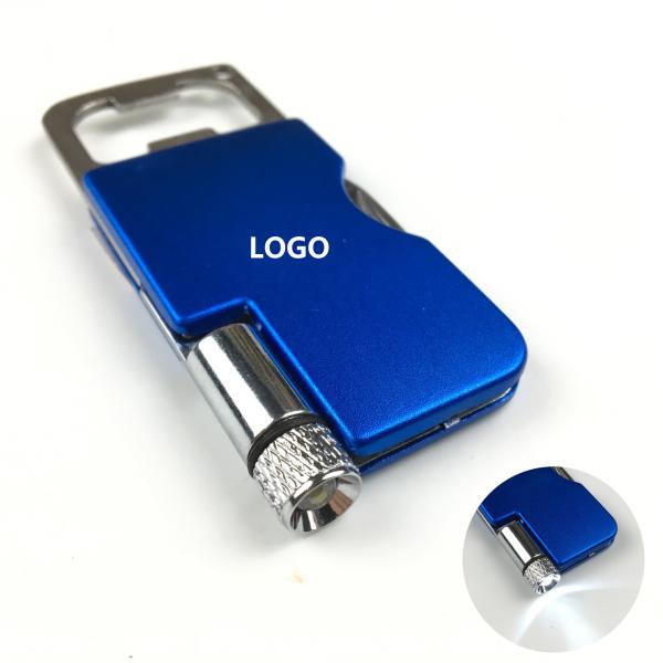 Promotional LED Multifunctional Folding Bottle Opner Stainless Steel Folding
