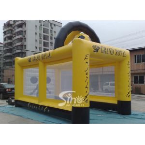 Customized Outdoor Giant Inflatable Football Goal Tent For Kids And Adults Games