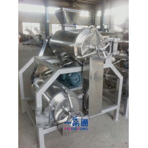 Tomato Sauce Strawberry Jam Industrial Juicer Machine / Apple Pulper Machine