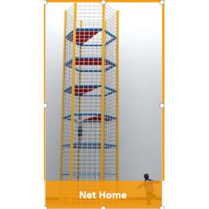 Quality Adventure Park Equipment Challenging Ropes Course 100 Passenger for sale