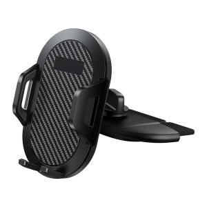 Auto Lock Car Cd Slot Cell Phone Holder Universal For 4.7inch Samsung Galaxy