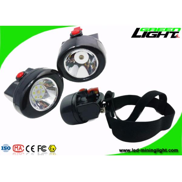 Li - Ion Battery Rechargeable LED Headlamp , 3.7V Cordless Mining Cap Lamps