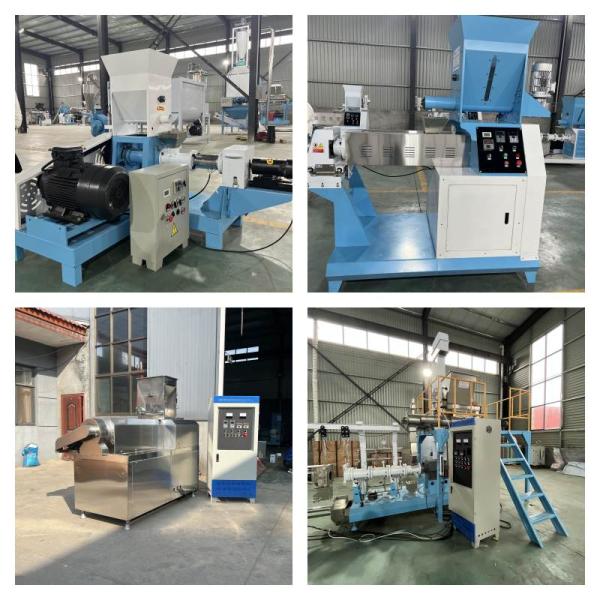 500kg/H Floating Fish Feed Extruder With 1-12mm Pellet Pet Food Extruder with CE