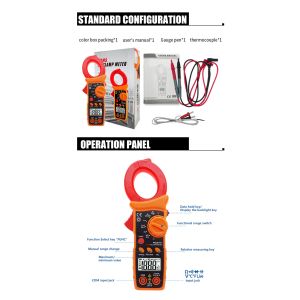 Auto Range 1000A AC Current Measurement Digital AC Clamp Meters With NCV and