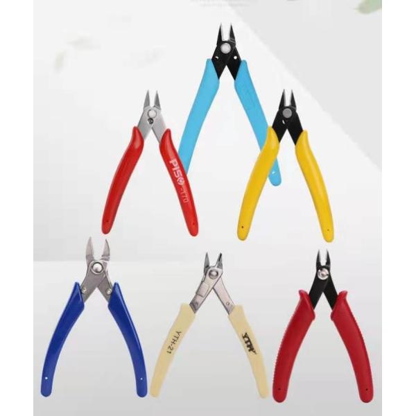 Water mouth scissors, total length 125mm, clamp head: high carbon steel, clamp handle 100mm, clamp head: 25mm