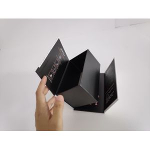 High grade custom special design bookstyle magnetic packaging gift box