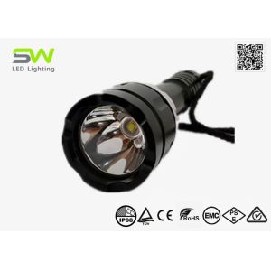 550 Lumens Aluminum Alloy Underwater Diving Flashlight 80 M SOS Strobe