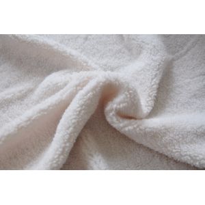 white Warp Knitted Fabric Recycled , Polyester Knit Solid Fabric