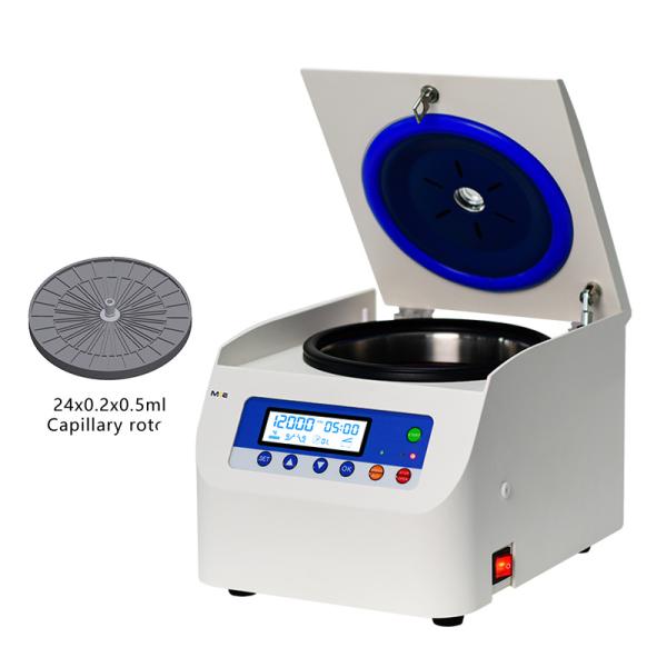 Buy High Speed 16500rpm Microhematocrit Centrifuge with Max RCF 19480xg and 24 Capillary Capacity for Laboratory Use at wholesale prices