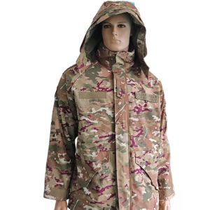China Tactical Camo Combat Military Jacket Thermal Regulating Breathable Field Coat on sale
