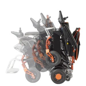 CE Portable Handicapped Lightweight Electric Folding Wheelchair