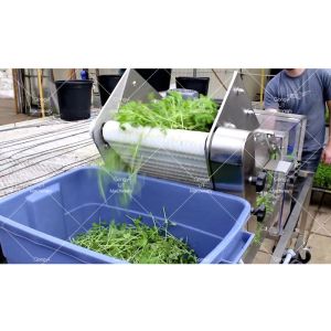 Convenient Multi Function Automated Microgreens Tray Harvesting Machine with