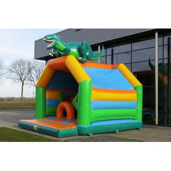 Buy Multiplay Dinosaur Inflatable Bouncy Castle Combo Jumper Rentals With Slide at wholesale prices