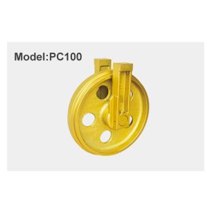 Quality Komatsu PC100 10T Excavator Front Idler Assy Excavator Track Components for sale