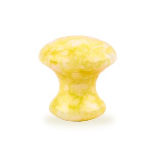 Yellow Jade Mushroom Crystal Guasha Board For Personal Health Care