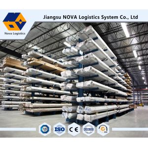 Quality Steel Cantilever Warehouse Storage Racking , Level Height Adjustable for sale