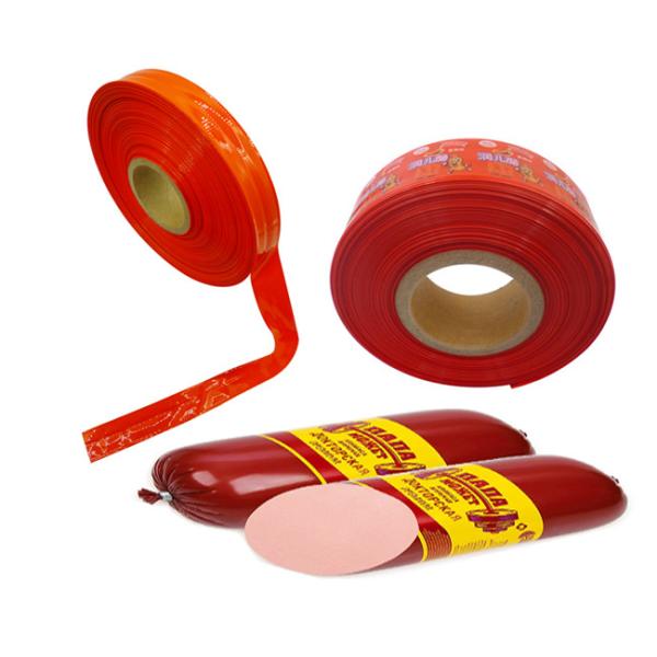 High Shrink Colourful Flexography Printing Nylon Sausage Casing For Homemade