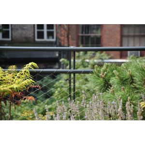 SS 304 Balustrade Wire Mesh Anti Corrosive With 1.2mm-3.2mm Wire Diameter