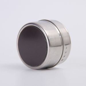 Kitchen Stainless Steel Spice Jars With Rack Storage Magnet