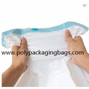 Ldpe Material Drawstring Degradable Garbage Bag Roll Recyclable