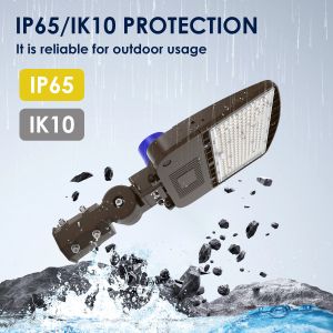Bronze IP65 LED Parking Lot Lighting 3500K 4000K 5000K Selectable