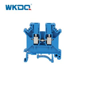 Din Rail JUK 3N Screw Electrical Terminal Block 10AWG Vibration Resistant