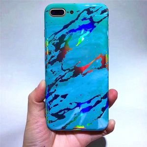 Iphone 8(plus)/7(plus) TPU laser marble case, Iphone 8(plus)/7(plus) protective