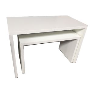 2 Layers MDF Wood Retail Display Nesting Tables