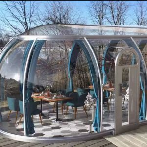 3 - 4 Persons Polycarbonate Dining Bubble Tent Star View Bubble Dome Tent