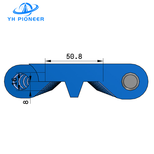 Perforated Conveyor Chain Plate with POM for Beverage and Beer Industry
