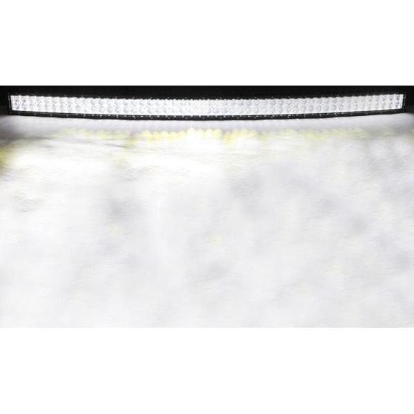 Double Row 4D 300W 52 Inch Curved LED Light Bar For SUV Cool White 6000K