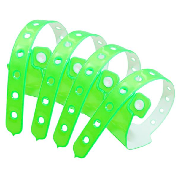 Buy Secure Printed Event Wristbands , Adjustable Plastic Wristbands For Event at wholesale prices