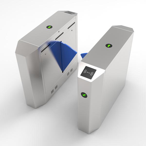 Buy Pedestrian Flap Barrier Gate , Flap Barrier Security Turnstile Gate at wholesale prices