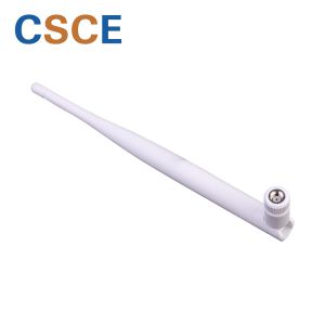 SMA Connector 2.4 Ghz Rubber Duck Antenna White Color Operating Temperature -40℃