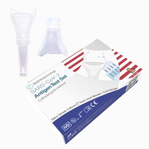 Class III 70mm SARS-CoV-2 Antigen Self Test Set Saliva Sample Collector Malaysia 1 test/box