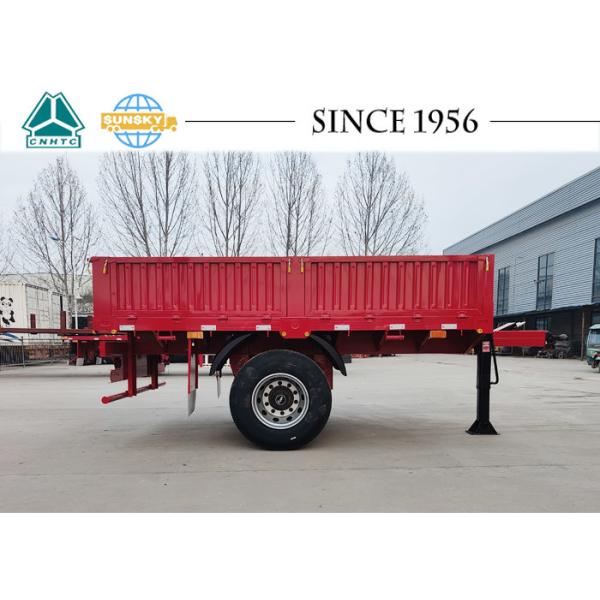 Buy Drawbar Flatbed Trailer Full Trailer Exported To Tanzania at wholesale prices