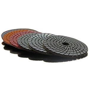 100mm granite flexible diamond polishing pads wet polishing use