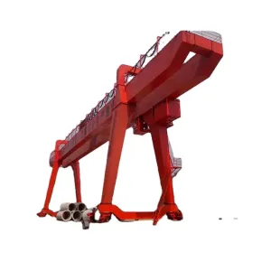 Customizable Gantry Crane For 1-50ton Capacity 7.5-30m Span With Cabin Or Remote Control Adjustable Hoist And