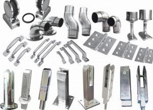 Quality stainless steel casting -construction hardware-spigot-stainless steel glass clamps for sale