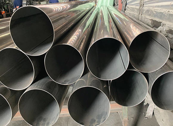 Buy Round Black Welded Stainless Steel Pipe 6mm 304L Polishing Surface at wholesale prices