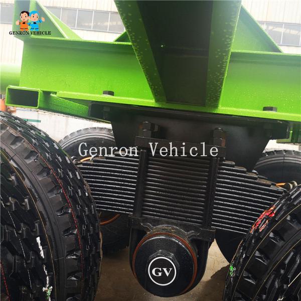 Small 11.00R20 Wood Transport Genron Logging Semi Trailer