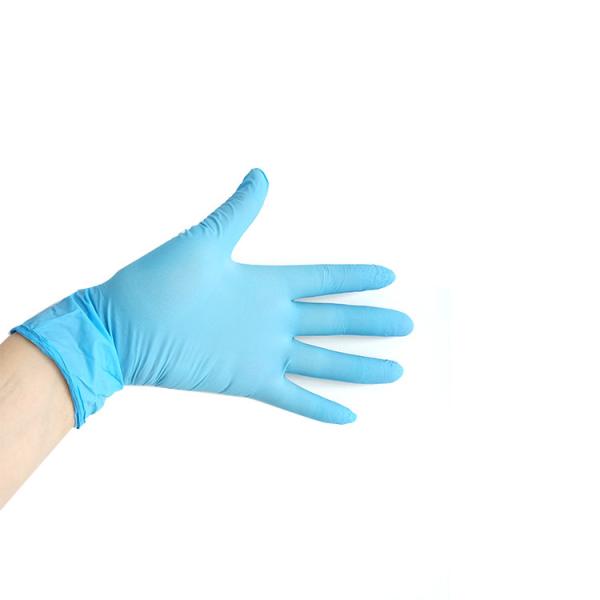 Buy Biodegradable Powder Free Disposable Nitrile Gloves 100pcs Box 9mil at wholesale prices