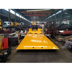 10 Tons 12 Tons Heavy Duty Tow Truck Tilt Tray For Twin Axles Truck Style