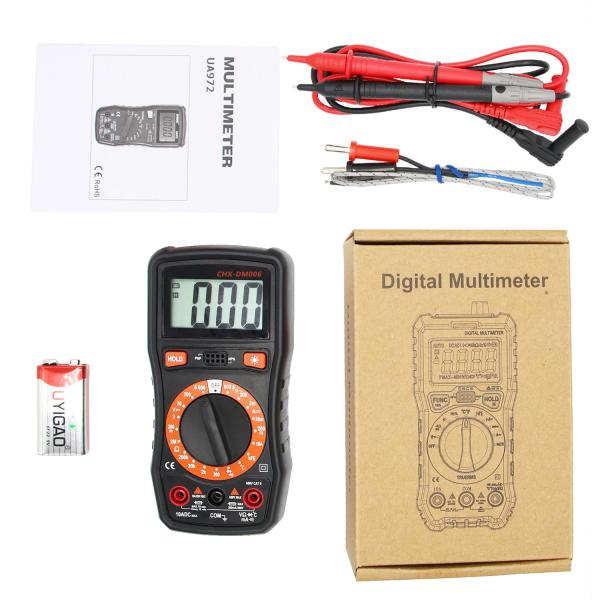 Buy Mini LCD Digital Multimeter 1MHz 10MHz 200kΩ 2MΩ Overload protection at wholesale prices